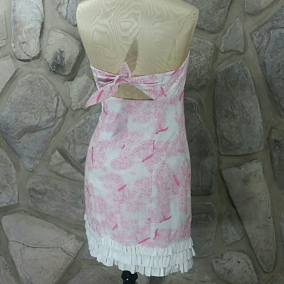 🦋💕Gorg Lily Pulitzer Pink & Butterfly Glinda vibes Dress - Picture 2 of 4